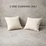 2-seater compressed sofa